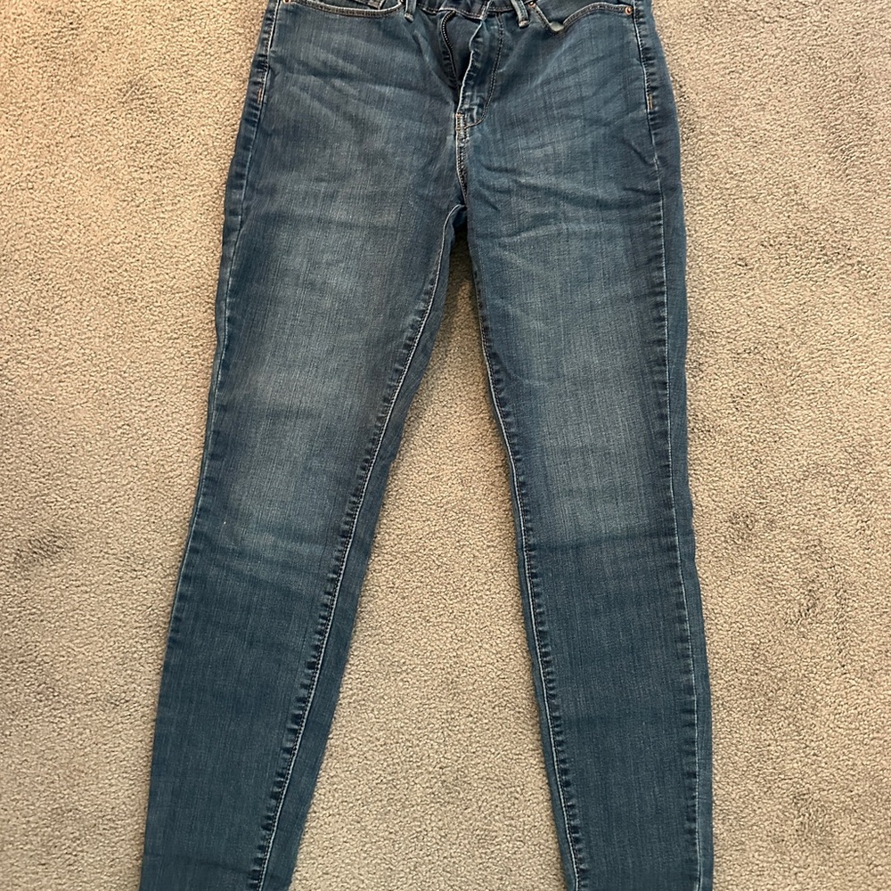 Denizen from Levi's Blue Skinny Jeans Classic Fit